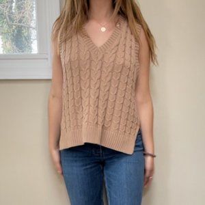 Tan/Light Brown Sweater Vest